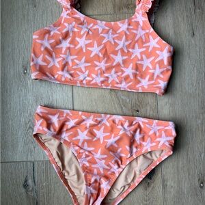Crewcuts Orange Starfish Kids Bikini